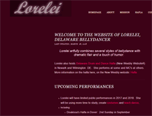 Tablet Screenshot of loreleidancer.com